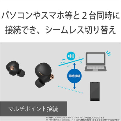 Sony WF1000XM4 Noise Cancelling Wireless Earbuds Black