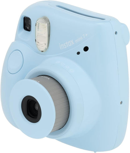 Fujifilm Instax Mini 7+ Instant Camera Light Blue Renewed
