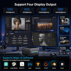 Kinupute Mini Gaming PC with Core i5-12400F and RTX 4060 Ti