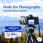 EDYAN 64GB microSDXC Card Camera Series 2-Pack