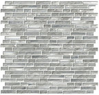 MSI AMZ-MD-00177-SAM Silver Canvas Glass Tile Sample