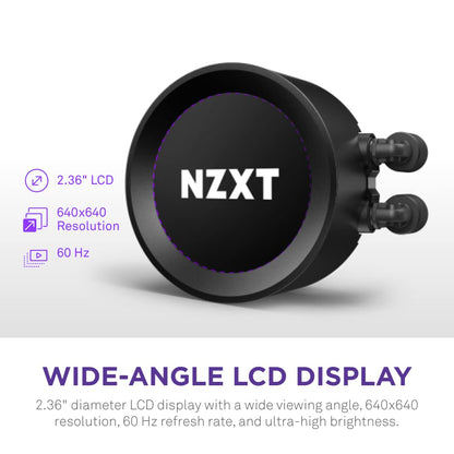 NZXT Kraken Elite 240 RL-KN24E-B1 AIO Liquid CPU Cooler