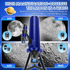 UncleHu 80mm Kids Telescope and Pop-Up Space Tent Set