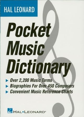 Hal Leonard Pocket Music Dictionary: Essential Guide — main product image