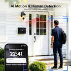BestDay 2K Wireless Window Security Camera with 45-Day Battery