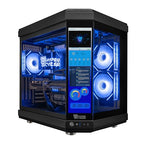 HYPER CYBER Ultra Black Plus Prebuilt Gaming Desktop PC