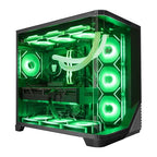 HYPER CYBER Quantum Ryzen 7 7800X3D RX 9070 XT Gaming Desktop
