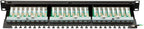 Monoprice 2016 Half-U Cat5e 24-Port Patch Panel