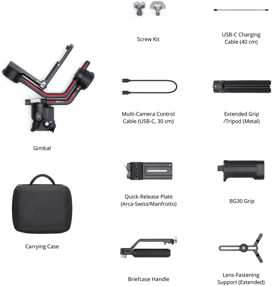 DJI RS 3 Pro 3-Axis Gimbal Camera Stabilizer