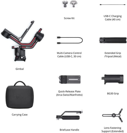 DJI RS 3 Pro 3-Axis Gimbal Camera Stabilizer