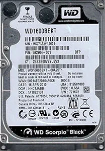 Western Digital WD1600BEKT 160GB 2.5" SATA HDD