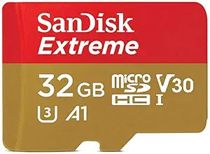 SanDisk SDSQXVF-032G-AN6MA Extreme 32GB microSDHC Card — main product image