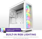 NZXT H7 Elite CM-H71EW-02 White ATX Mid-Tower Gaming Case