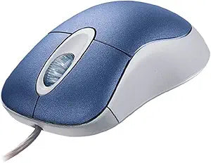 Microsoft Optical Mouse - Blue USB Mouse