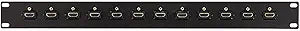 Monoprice 108061 19" 12-Port HDMI Patch Panel