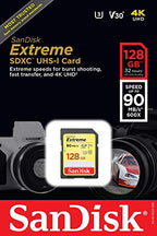 SanDisk SDSDXVF-128G-GNCIN 128GB Extreme SDXC UHS-I Card