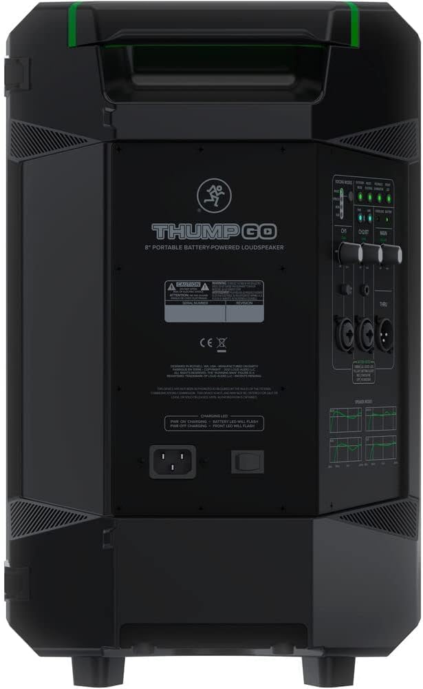 Mackie Thump Go 8" Portable Bluetooth Speaker Bundle