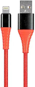 Monoprice AtlasFlex Lightning to USB Cable 3-Pack Red — main product image