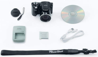 Canon 6353B001 PowerShot SX500 is 16.0 MP Digital Camera 30x Zoom