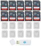 SanDisk SanDisk_32GB_SD_Ultra x10_Case x10_R6 32GB Ultra SDHC Card 10-Pack