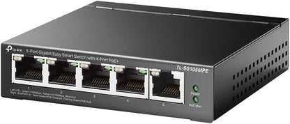 TP-Link TL-SG105MPE 5-Port Gigabit PoE+ Smart Switch