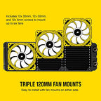 Corsair CX-9030005-WW Hydro X Series XR7 360mm Water Cooling Radiator