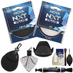 Hoya K-103198-10 67mm NXT Plus Filter Kit: CPL, UV, Lens Hood