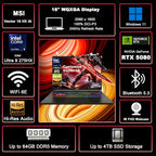 Delca MSI Vector 16 HX AI RTX 5080 Gaming Laptop