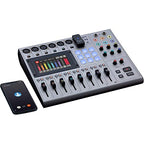 Zoom PodTrak P8 Podcast Recorder Bundle Microphone and Arm