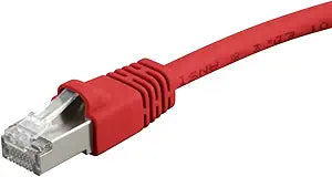 Monoprice 124338 Cat6A STP Ethernet Cable 3ft Red — main product image