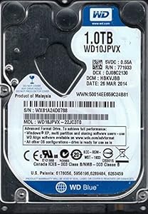 Western Digital WD10JPVX-22JC3T0 1TB HDD — main product image