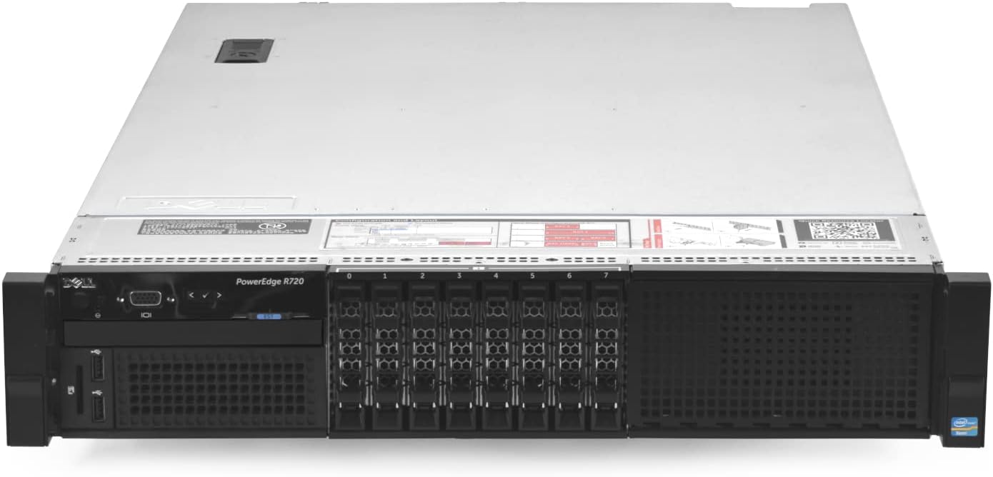 Dell PowerEdge R720 Server: Dual Xeon E5-2690, 192GB RAM (Renewed)