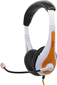 Avid 1EDU-AE36OR-ANGE On-Ear Headphones Microphone 10-Pack