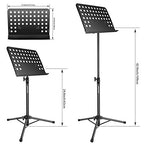 Neewer 40090226 Collapsible Sheet Music Stand Adjustable Height