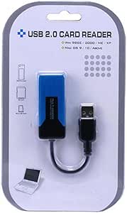 Monoprice 103445 10-in-1 Mini USB 2.0 Card Reader — main product image
