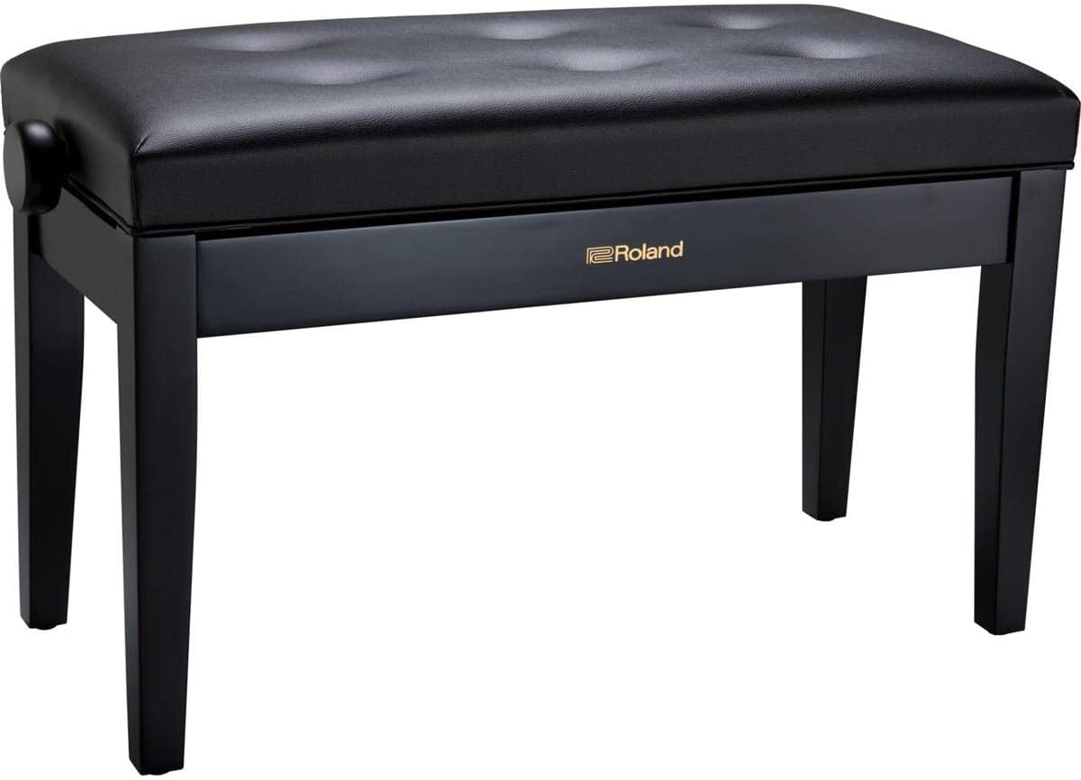 Roland RPB-D300BK Adjustable Piano Keyboard Bench - Satin Black