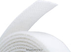 Monoprice 105829 Hook and Loop Fastening Tape - 0.75in White