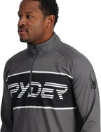 Spyder 38A125314 Men's Paramount Zip T-Neck Mid-Layer