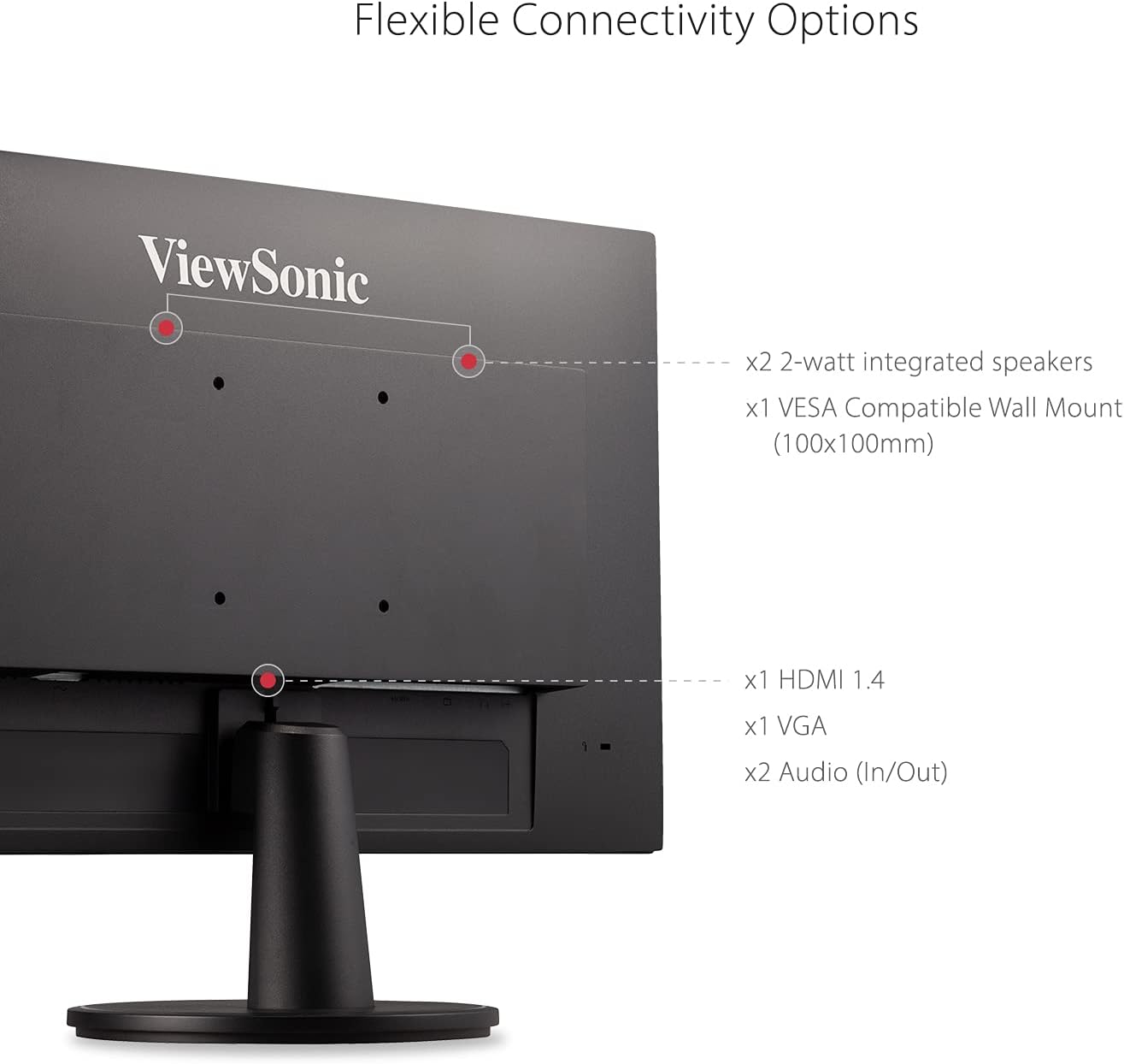 ViewSonic VA2747-MH 27 Inch 1080p 100Hz Monitor