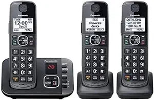 Panasonic KX-TG3833M DECT 6.0 Talking Caller ID 3-Handset — main product image