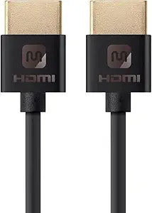 Monoprice 113582 4ft Ultra Slim High Speed HDMI Cable