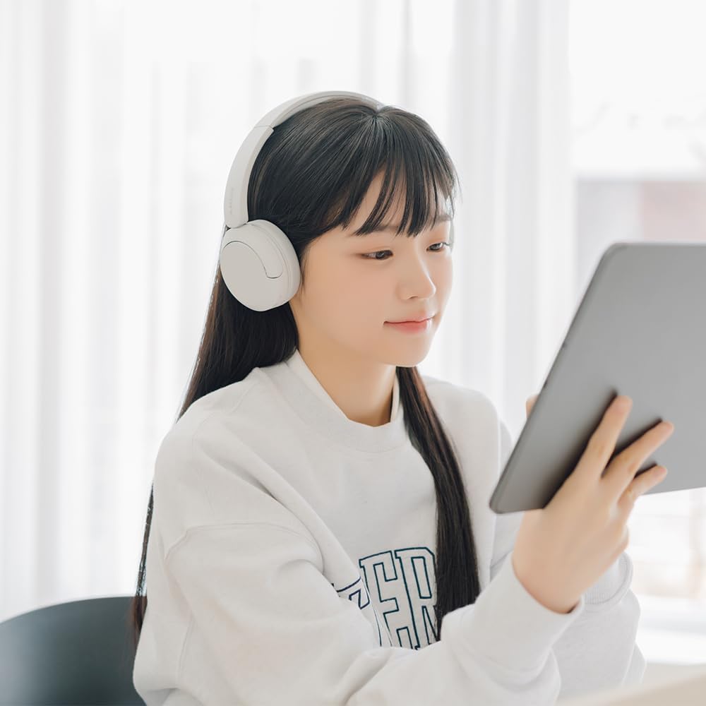 Sony WH-CH520 WZ Wireless Bluetooth On-Ear Headphones - White