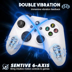 Xexvyrin Wireless White Xbox-Compatible Controller with Macros