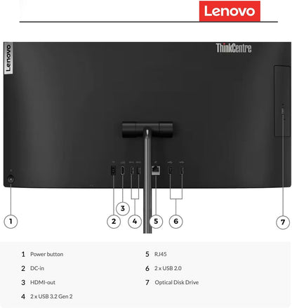 Lenovo 21CA 23.8" i3 AIO Desktop 32GB RAM 1TB SSD