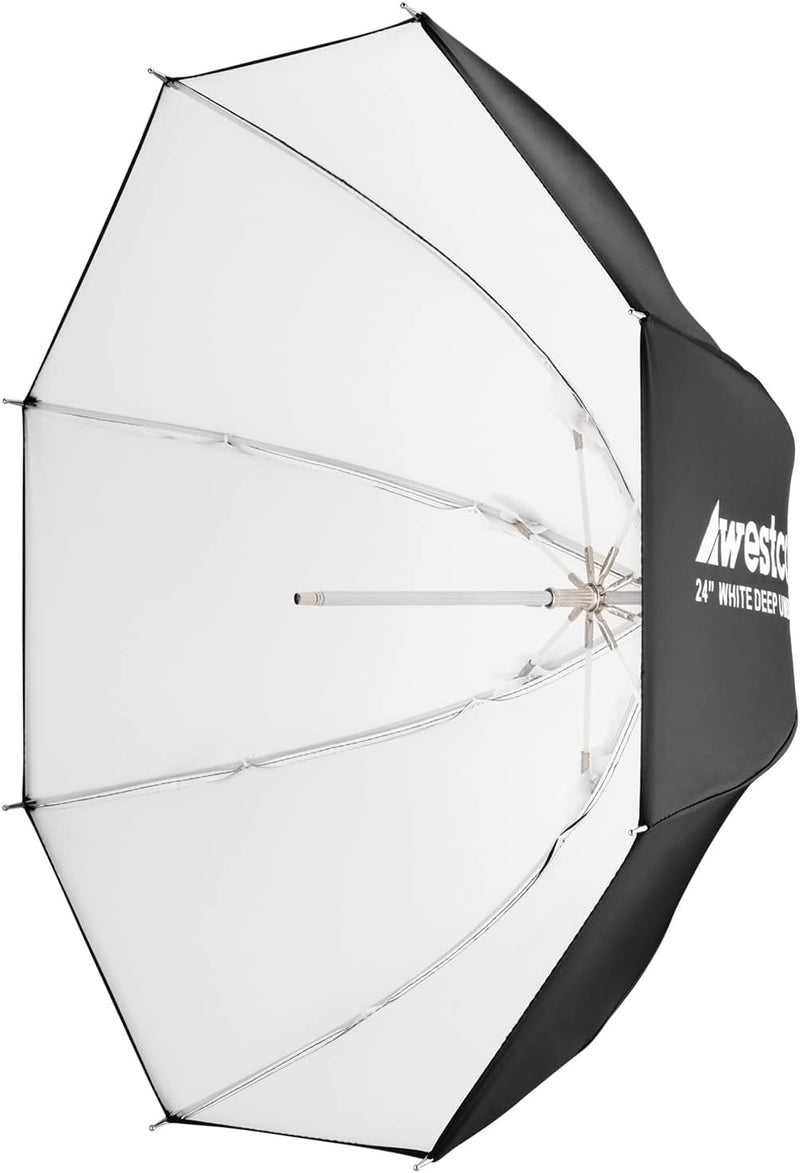Westcott 5628 Deep White Bounce Umbrella 24