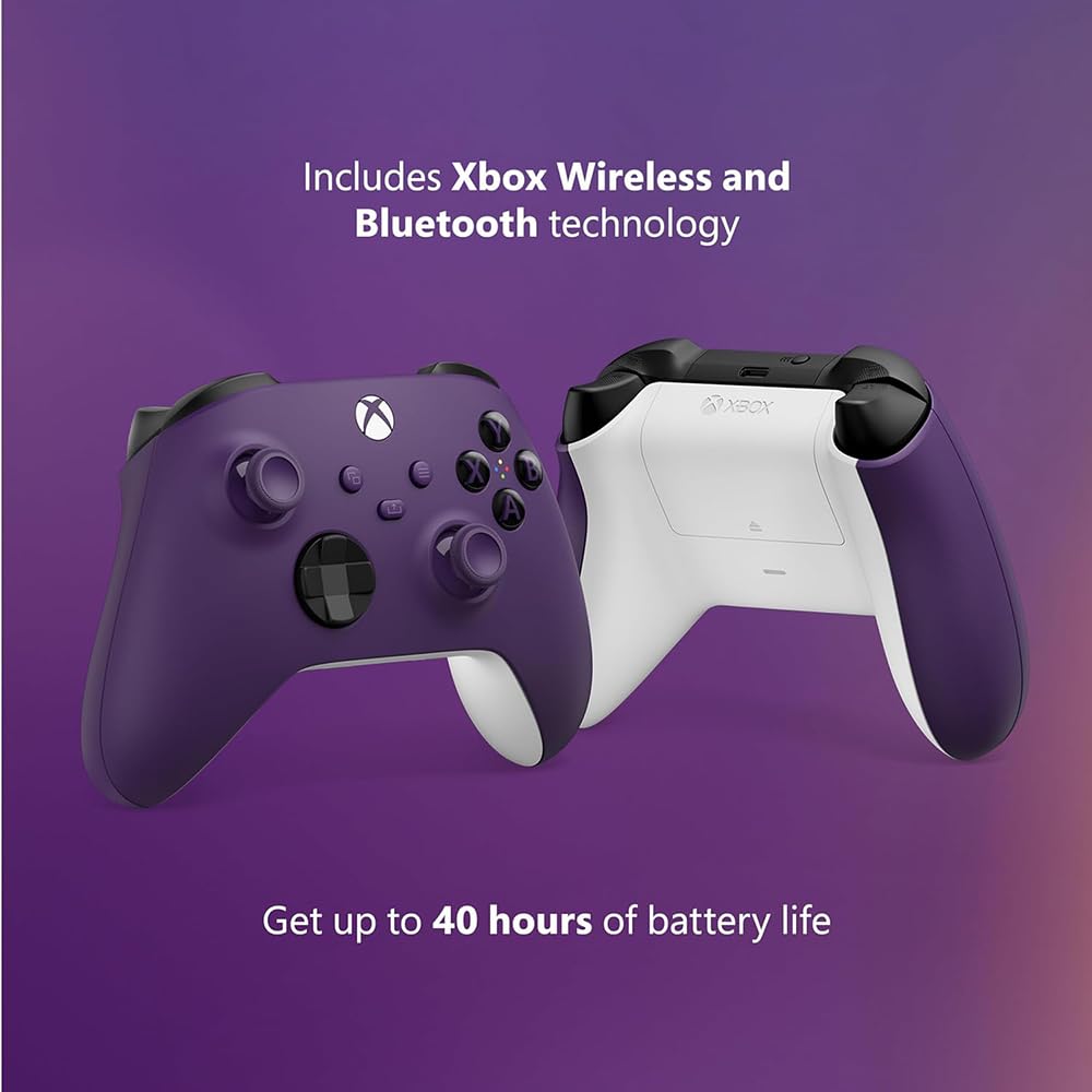 Microsoft E2MSQAU00068 Xbox Wireless Controller Astral Purple 2-Pack