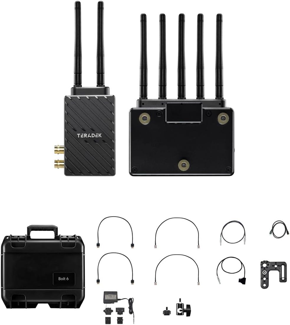 Teradek 10-2260-G Bolt 6 LT 750 Wireless Video Transmitter Receiver Kit Gold Mount