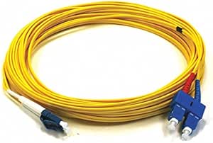 Monoprice Fiber Optic Cable LC/SC Single Mode Duplex 10 Meter