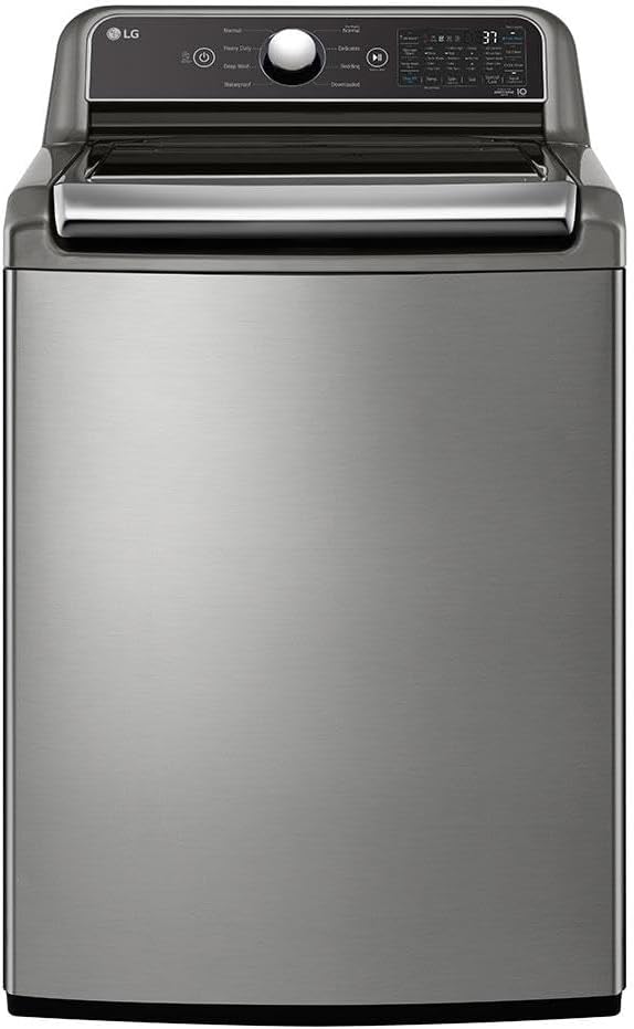 LG WT7405CV 5.3 Cu. Ft. Graphite Steel Top Load Washer — main product image