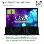 Elite Screens Q150HD1 QuickStand Drape 150